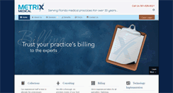 Desktop Screenshot of metrixmedical.com